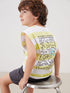 LC WAIKIKI Crew Neck Striped Printed Boys' Tank Top